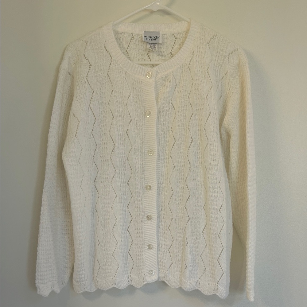 Nordstrom Cream Knit Cardigan